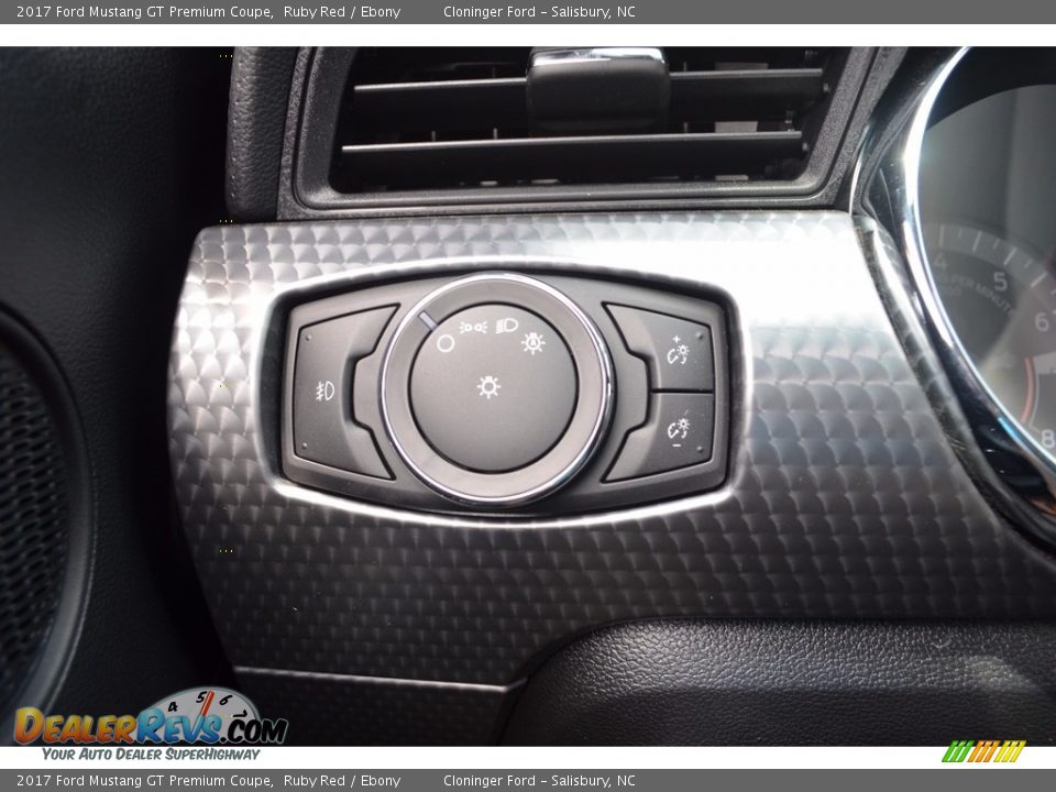 2017 Ford Mustang GT Premium Coupe Ruby Red / Ebony Photo #17