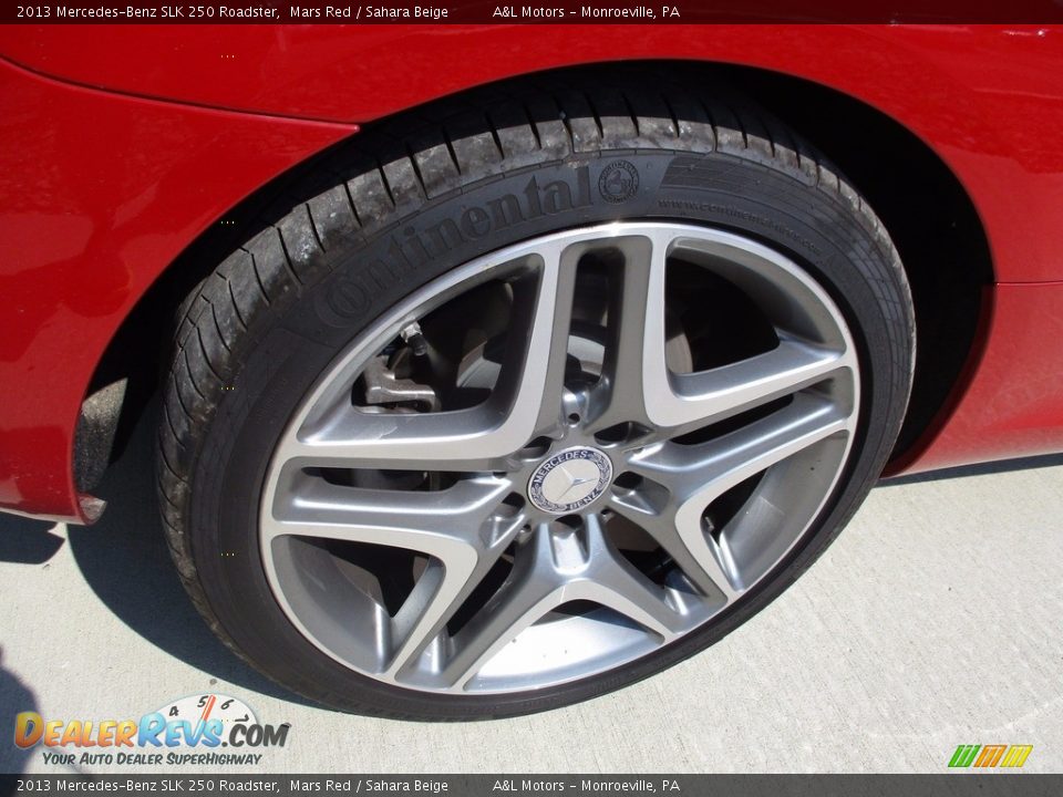 2013 Mercedes-Benz SLK 250 Roadster Mars Red / Sahara Beige Photo #5