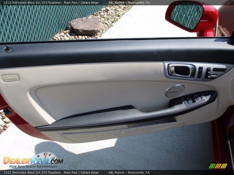 2013 Mercedes-Benz SLK 250 Roadster Mars Red / Sahara Beige Photo #9