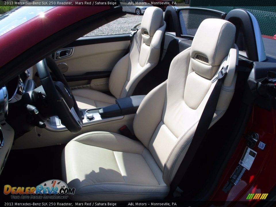 2013 Mercedes-Benz SLK 250 Roadster Mars Red / Sahara Beige Photo #11