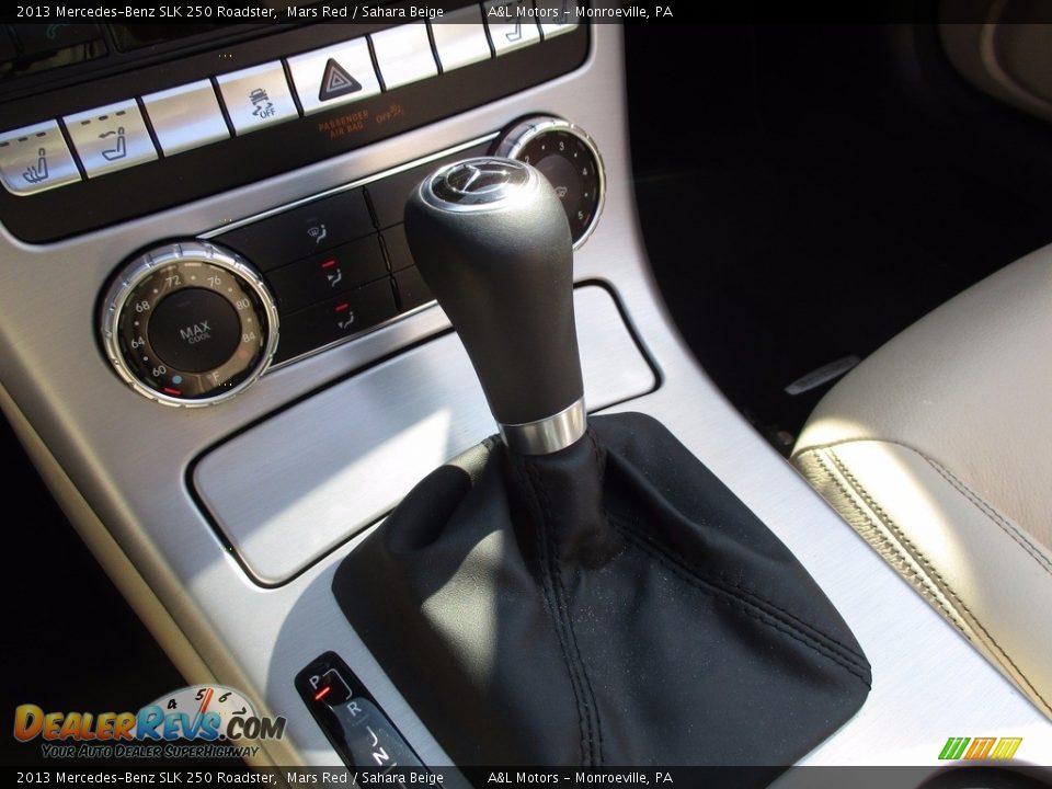 2013 Mercedes-Benz SLK 250 Roadster Mars Red / Sahara Beige Photo #13