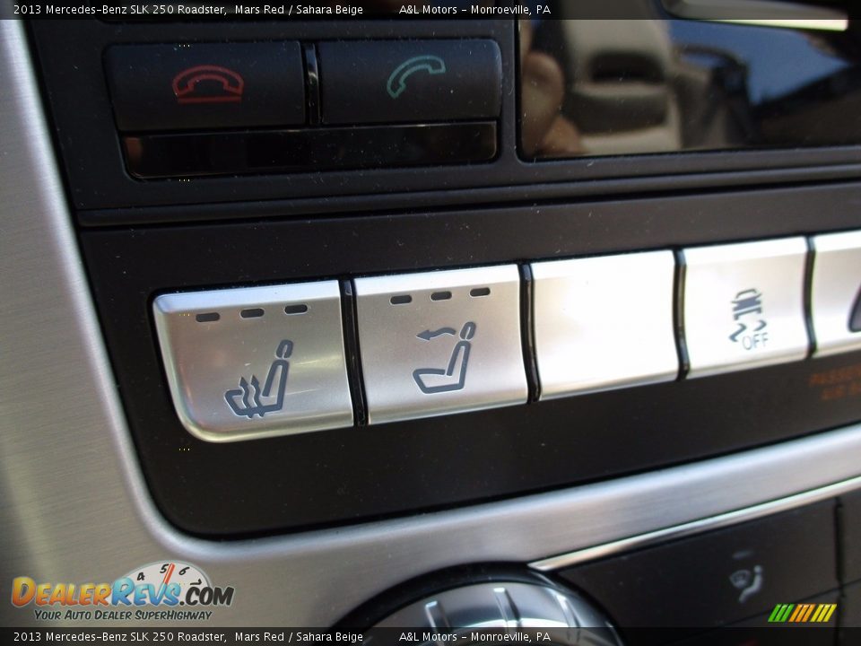 2013 Mercedes-Benz SLK 250 Roadster Mars Red / Sahara Beige Photo #15