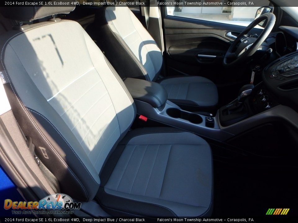 2014 Ford Escape SE 1.6L EcoBoost 4WD Deep Impact Blue / Charcoal Black Photo #11