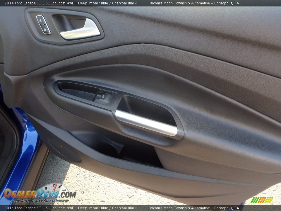 2014 Ford Escape SE 1.6L EcoBoost 4WD Deep Impact Blue / Charcoal Black Photo #13