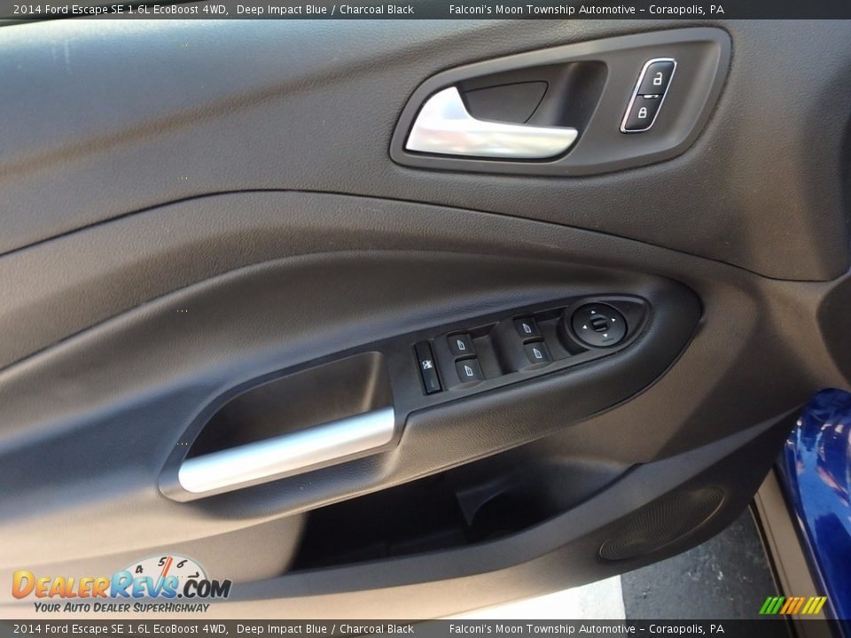 2014 Ford Escape SE 1.6L EcoBoost 4WD Deep Impact Blue / Charcoal Black Photo #19