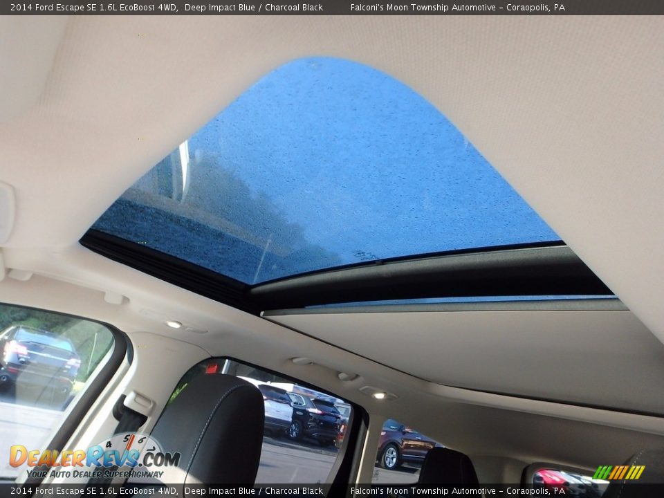 2014 Ford Escape SE 1.6L EcoBoost 4WD Deep Impact Blue / Charcoal Black Photo #21