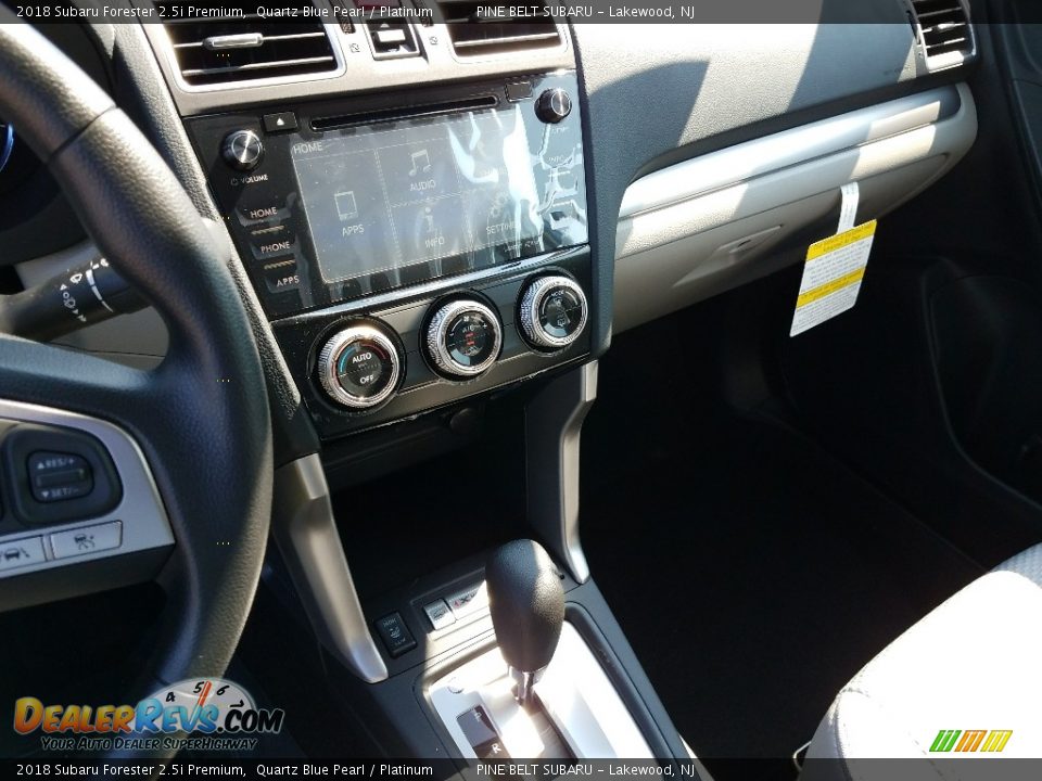 2018 Subaru Forester 2.5i Premium Quartz Blue Pearl / Platinum Photo #10