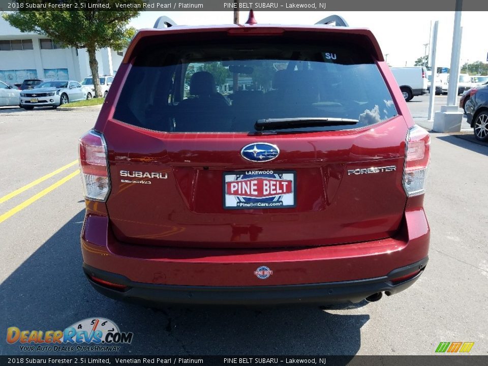 2018 Subaru Forester 2.5i Limited Venetian Red Pearl / Platinum Photo #5