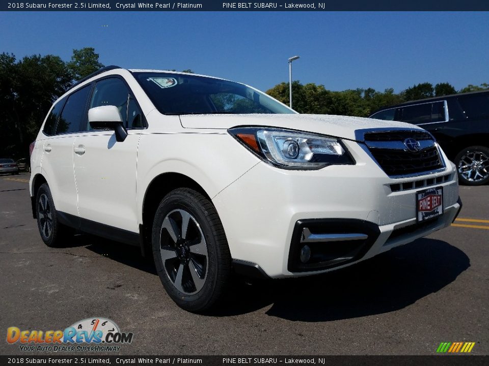 2018 Subaru Forester 2.5i Limited Crystal White Pearl / Platinum Photo #1
