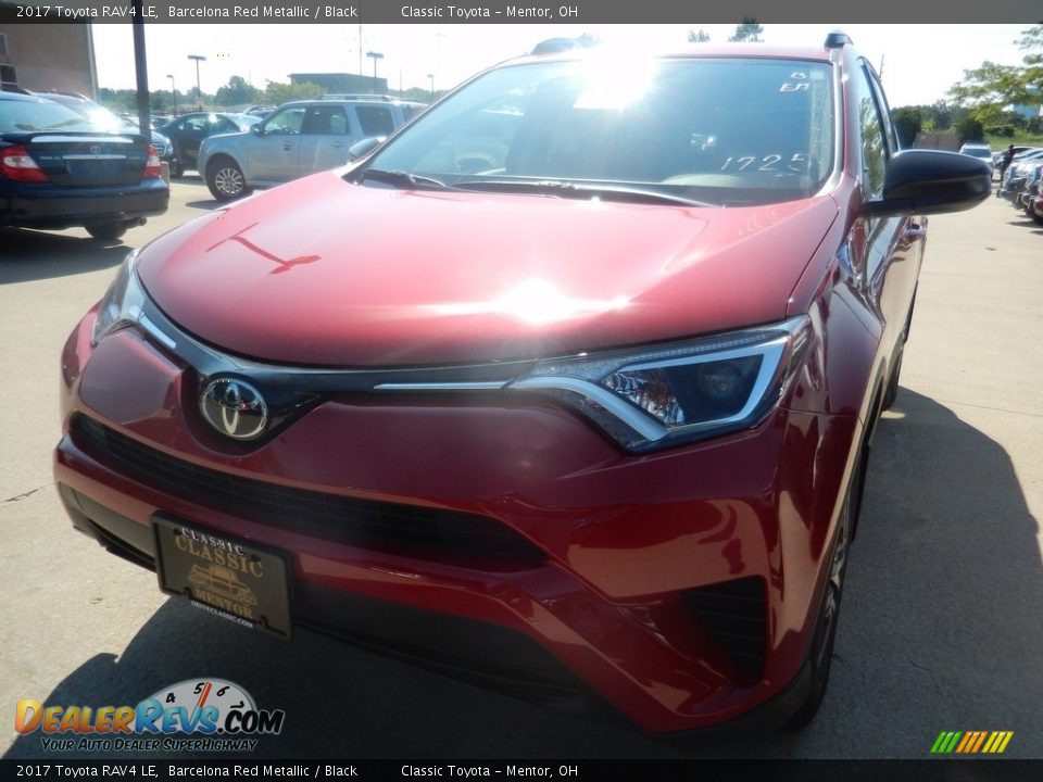 2017 Toyota RAV4 LE Barcelona Red Metallic / Black Photo #1