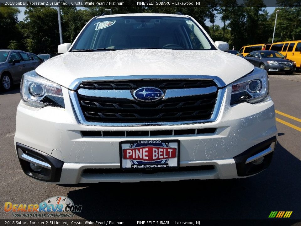 2018 Subaru Forester 2.5i Limited Crystal White Pearl / Platinum Photo #2