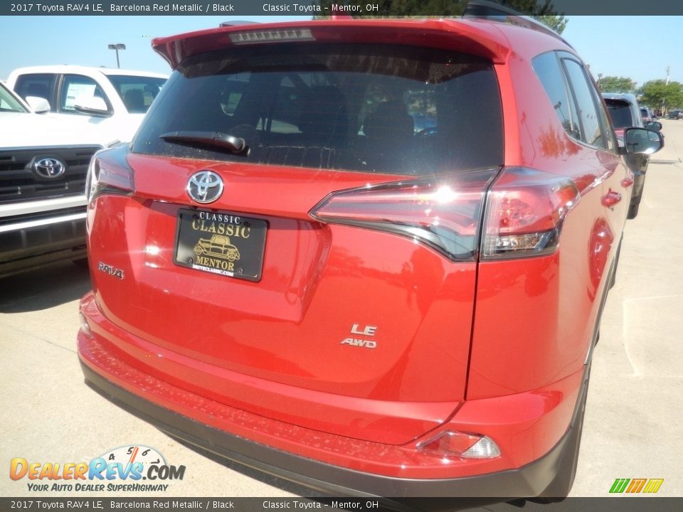 2017 Toyota RAV4 LE Barcelona Red Metallic / Black Photo #2
