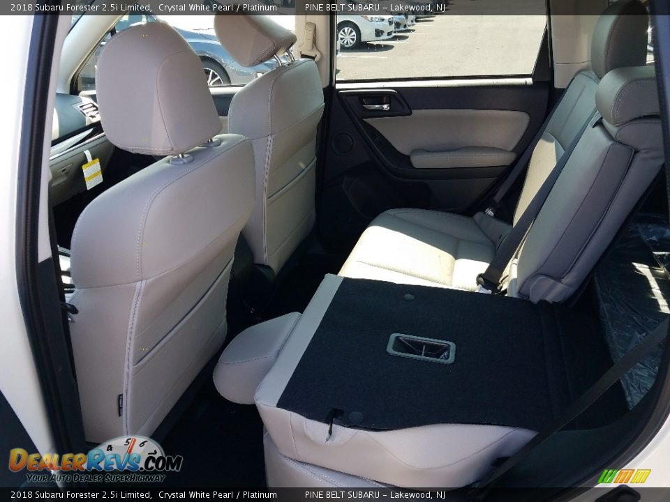 2018 Subaru Forester 2.5i Limited Crystal White Pearl / Platinum Photo #6