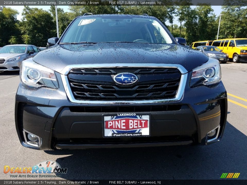 2018 Subaru Forester 2.5i Touring Dark Gray Metallic / Brown Photo #2