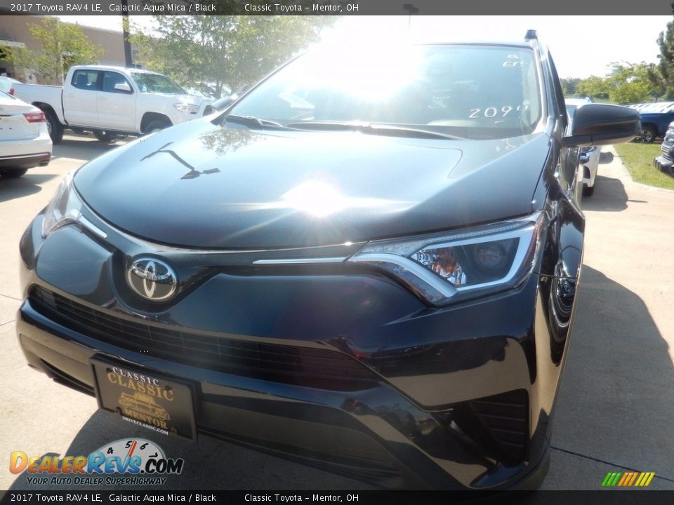 2017 Toyota RAV4 LE Galactic Aqua Mica / Black Photo #1