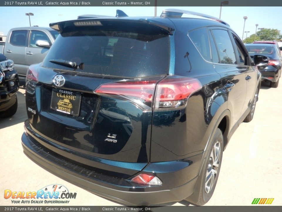 2017 Toyota RAV4 LE Galactic Aqua Mica / Black Photo #2