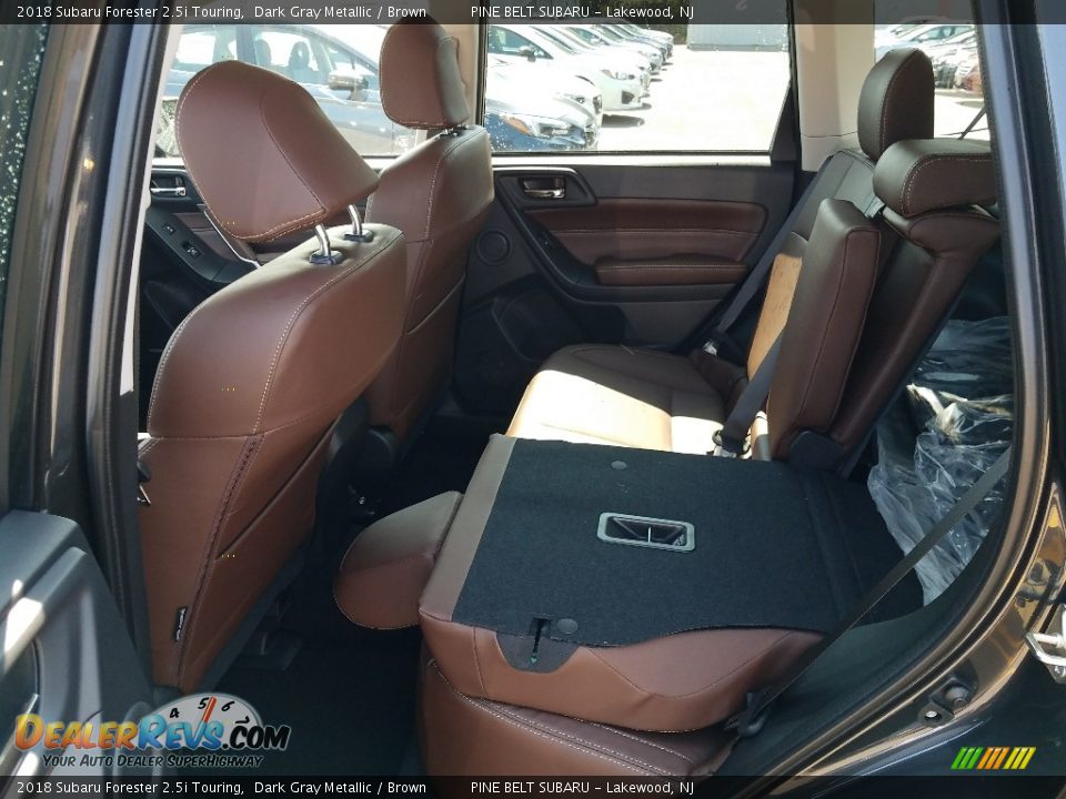 2018 Subaru Forester 2.5i Touring Dark Gray Metallic / Brown Photo #6