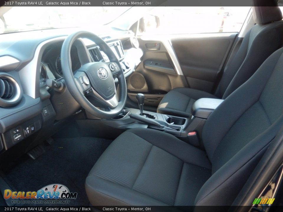 2017 Toyota RAV4 LE Galactic Aqua Mica / Black Photo #3