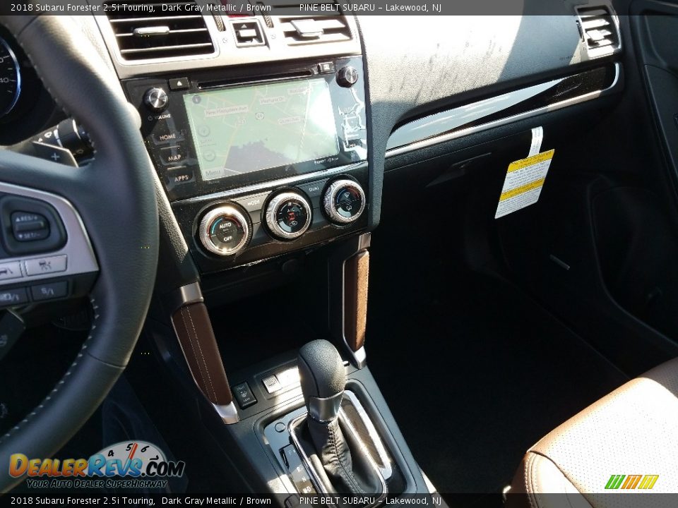 2018 Subaru Forester 2.5i Touring Dark Gray Metallic / Brown Photo #10
