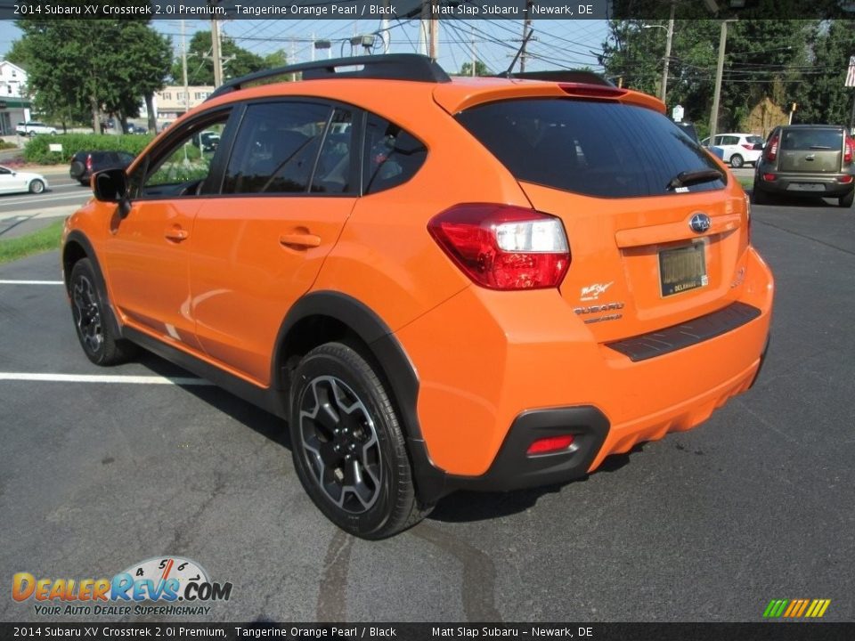 2014 Subaru XV Crosstrek 2.0i Premium Tangerine Orange Pearl / Black Photo #8