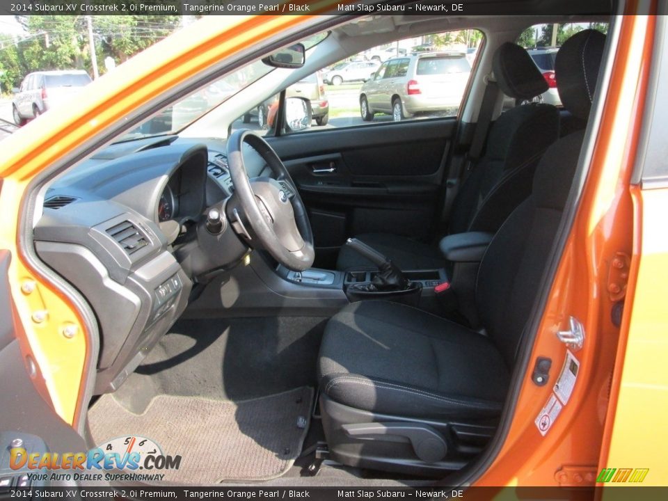 2014 Subaru XV Crosstrek 2.0i Premium Tangerine Orange Pearl / Black Photo #13