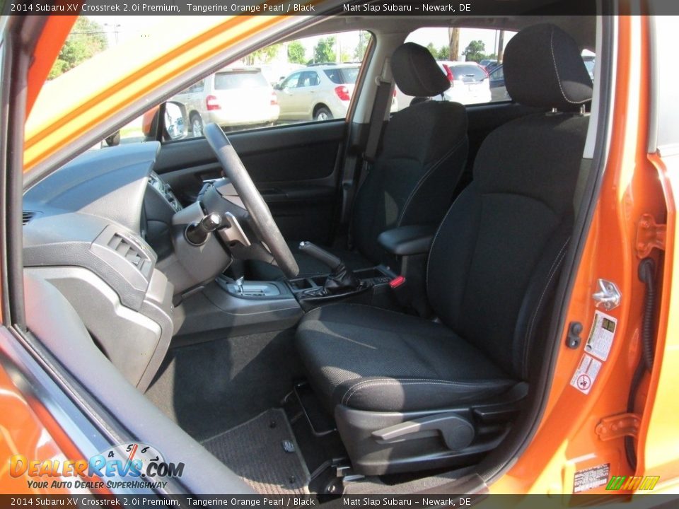 2014 Subaru XV Crosstrek 2.0i Premium Tangerine Orange Pearl / Black Photo #16