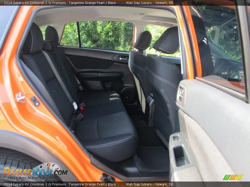 2014 Subaru XV Crosstrek 2.0i Premium Tangerine Orange Pearl / Black Photo #19