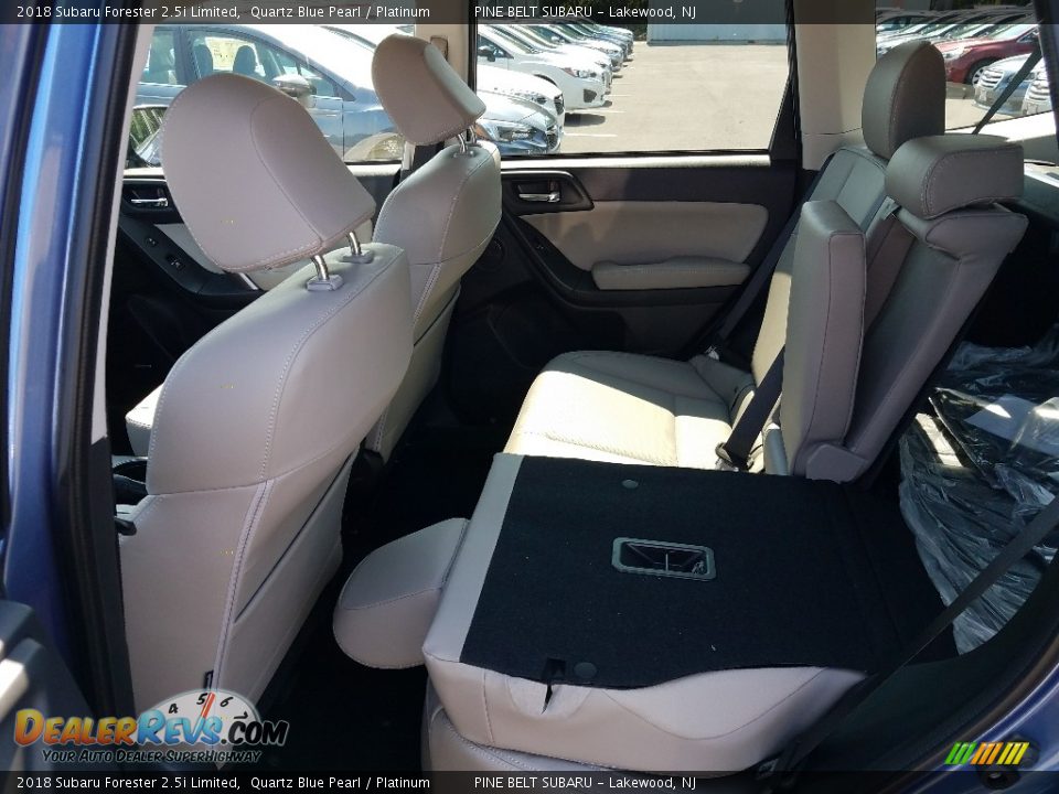 2018 Subaru Forester 2.5i Limited Quartz Blue Pearl / Platinum Photo #6