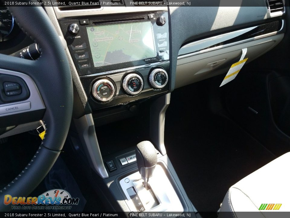 2018 Subaru Forester 2.5i Limited Quartz Blue Pearl / Platinum Photo #10