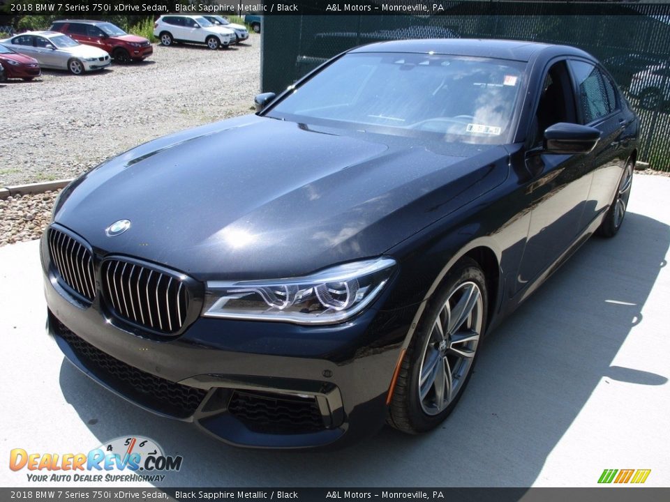 2018 BMW 7 Series 750i xDrive Sedan Black Sapphire Metallic / Black Photo #8