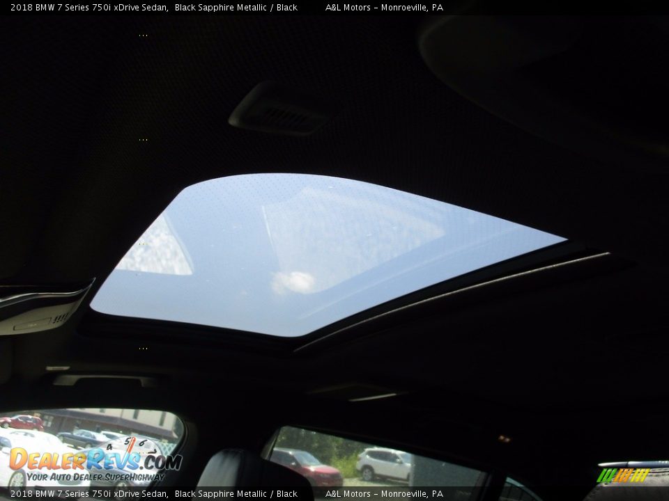 2018 BMW 7 Series 750i xDrive Sedan Black Sapphire Metallic / Black Photo #10