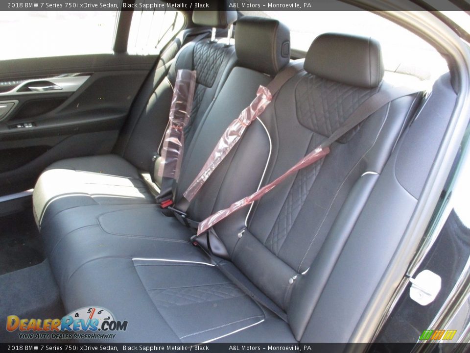 2018 BMW 7 Series 750i xDrive Sedan Black Sapphire Metallic / Black Photo #12
