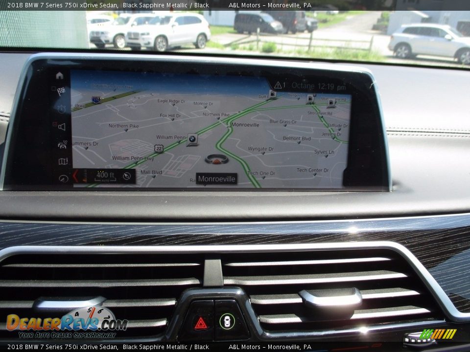 2018 BMW 7 Series 750i xDrive Sedan Black Sapphire Metallic / Black Photo #14