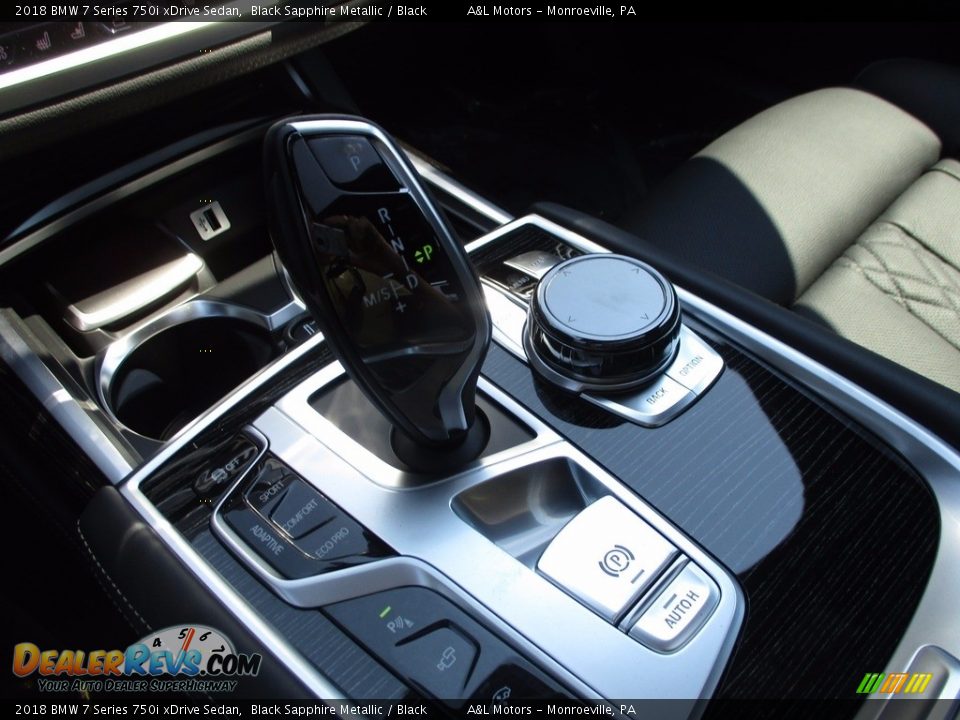 2018 BMW 7 Series 750i xDrive Sedan Black Sapphire Metallic / Black Photo #15
