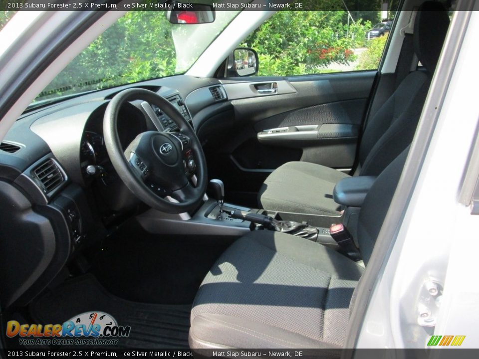 2013 Subaru Forester 2.5 X Premium Ice Silver Metallic / Black Photo #13