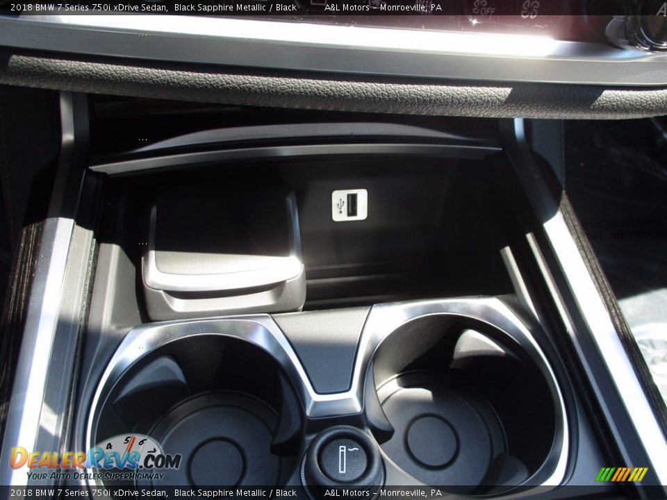 2018 BMW 7 Series 750i xDrive Sedan Black Sapphire Metallic / Black Photo #17