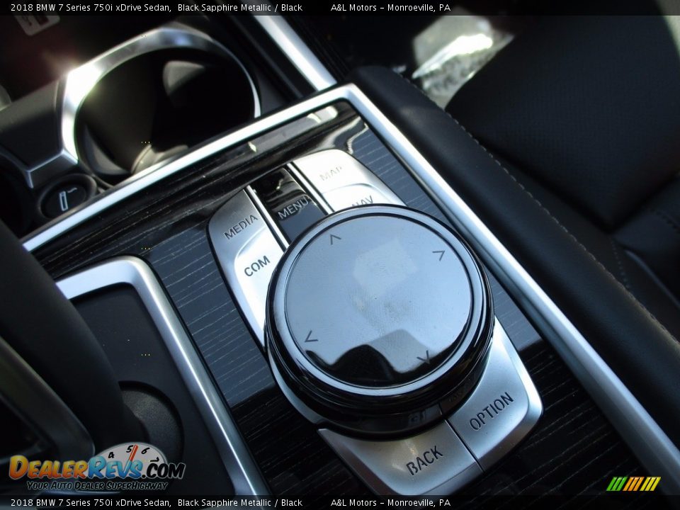2018 BMW 7 Series 750i xDrive Sedan Black Sapphire Metallic / Black Photo #18