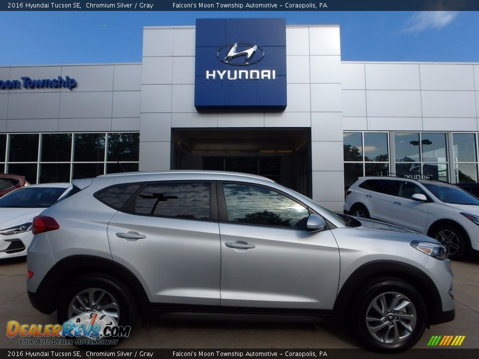 2016 Hyundai Tucson SE Chromium Silver / Gray Photo #1