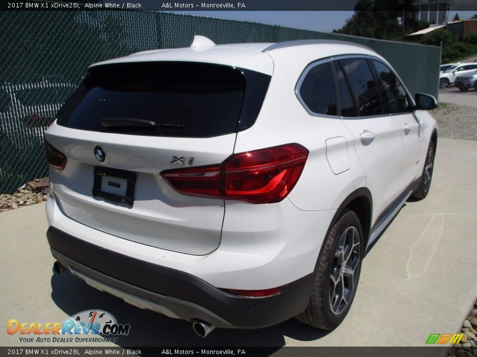 2017 BMW X1 xDrive28i Alpine White / Black Photo #3