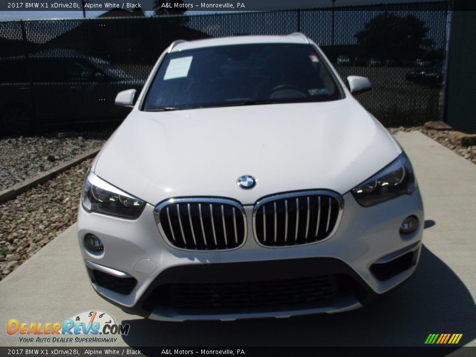2017 BMW X1 xDrive28i Alpine White / Black Photo #7