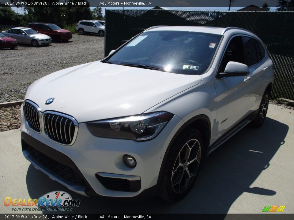 2017 BMW X1 xDrive28i Alpine White / Black Photo #8