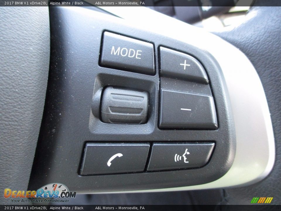 2017 BMW X1 xDrive28i Alpine White / Black Photo #18