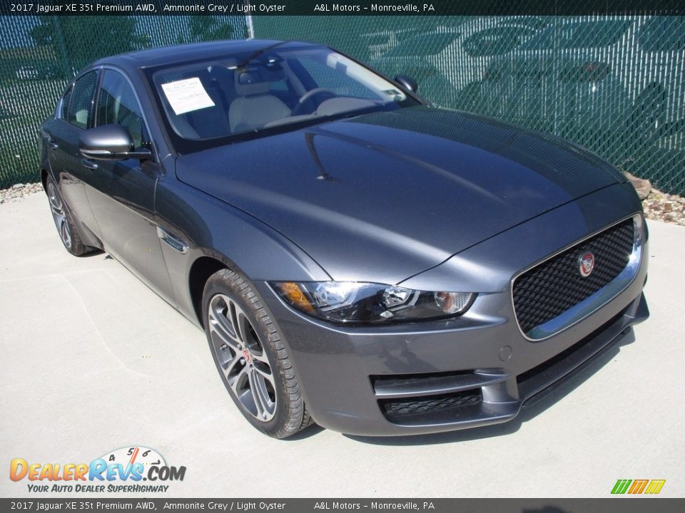 2017 Jaguar XE 35t Premium AWD Ammonite Grey / Light Oyster Photo #7
