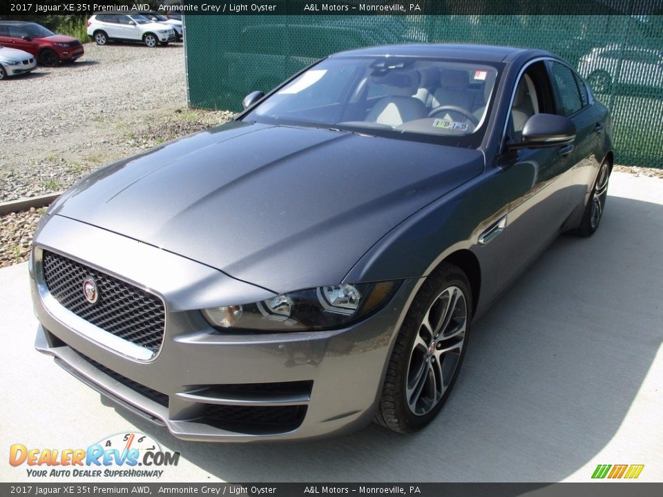 2017 Jaguar XE 35t Premium AWD Ammonite Grey / Light Oyster Photo #9