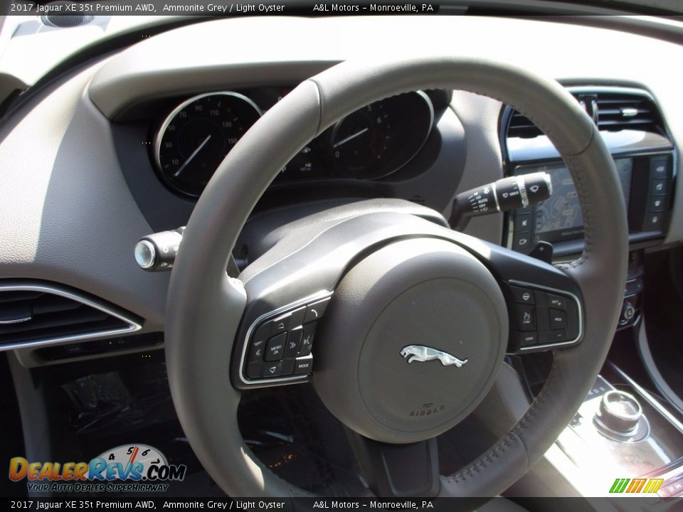 2017 Jaguar XE 35t Premium AWD Ammonite Grey / Light Oyster Photo #14