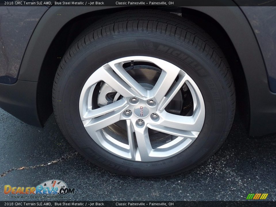 2018 GMC Terrain SLE AWD Blue Steel Metallic / ­Jet Black Photo #5