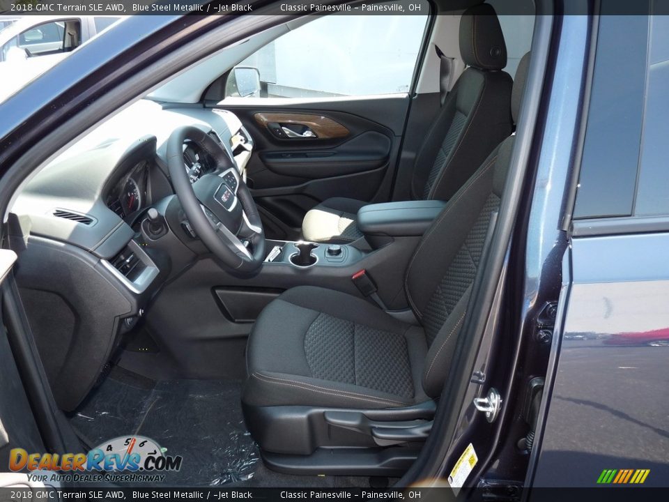 2018 GMC Terrain SLE AWD Blue Steel Metallic / ­Jet Black Photo #6