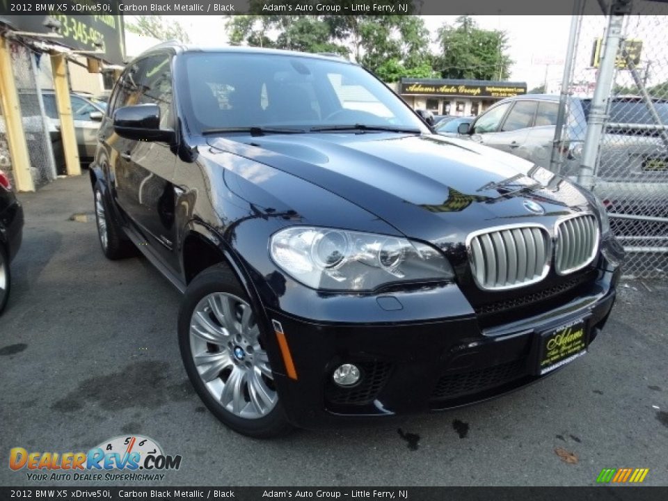 2012 BMW X5 xDrive50i Carbon Black Metallic / Black Photo #1