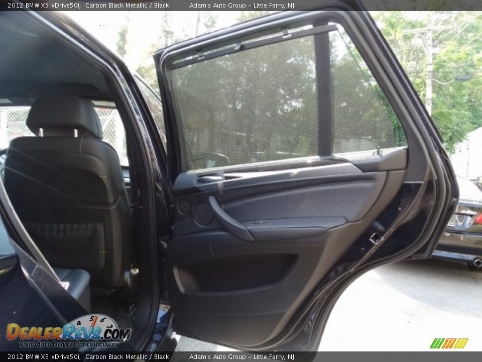 2012 BMW X5 xDrive50i Carbon Black Metallic / Black Photo #12