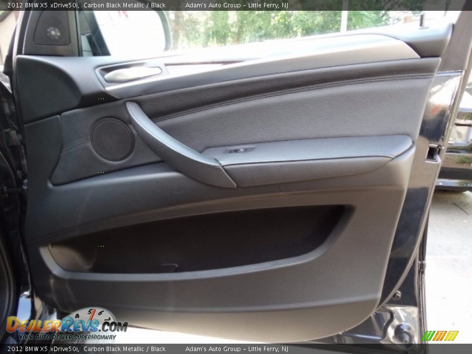 2012 BMW X5 xDrive50i Carbon Black Metallic / Black Photo #14